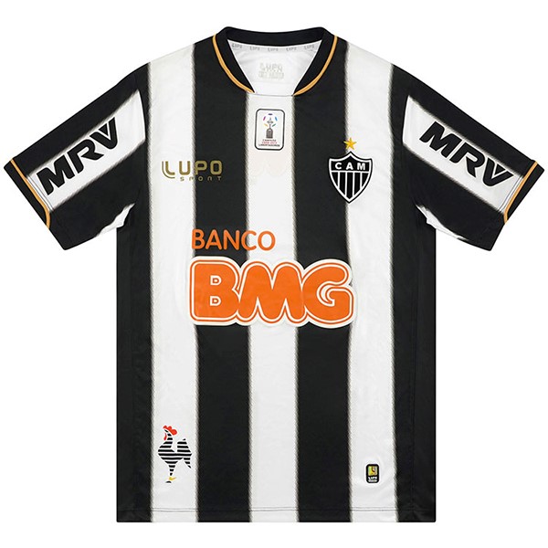 Tailandia Camiseta Atlético Mineiro Primera equipo Retro 2013 Negro Blanco